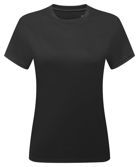 TriDri® TR517 Women’s TriDri® ion-charge easy fit tee in Black
