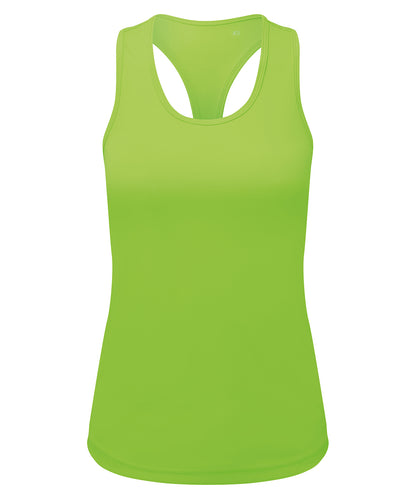 TriDri® TR527 Women's TriDri® recycled performance slim racer back vest in Lightning Green
