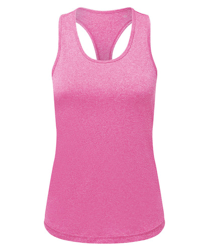 TriDri® TR527 Women's TriDri® recycled performance slim racer back vest in Pink Melange