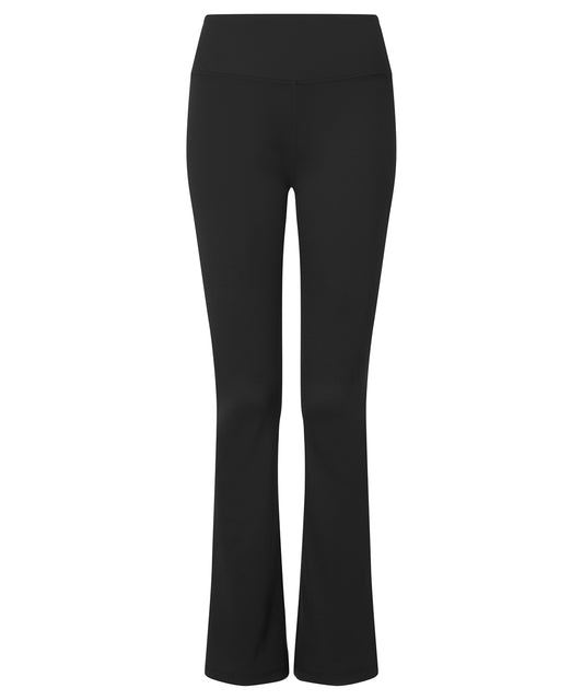 TriDri® TR537 Women's TriDri® recycled flare leggings in Black