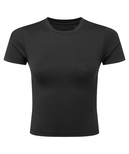 TriDri® TR653 Women's TriDri luxe fitted tee in Black