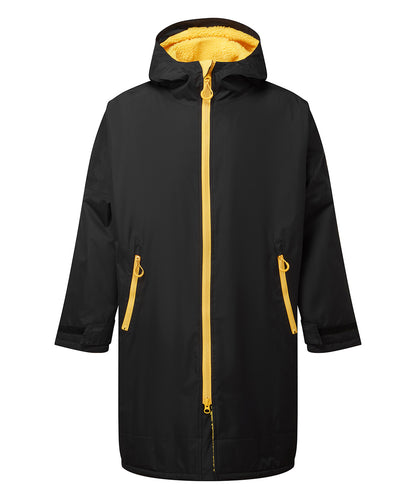 TriDri® TR800 Tridri® all seasons waterproof changing robe in Black/Sun Yellow