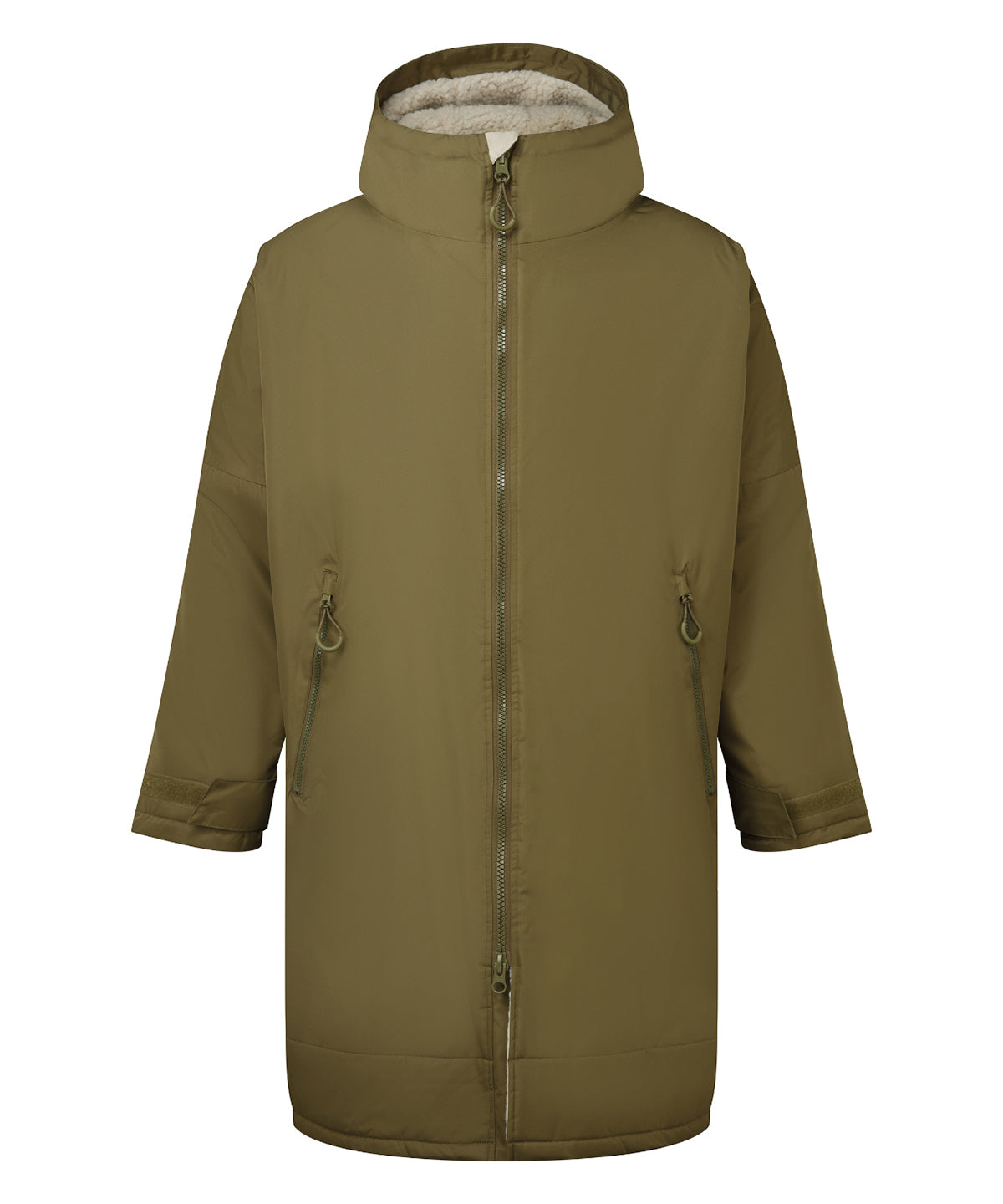 TriDri® TR800 Tridri® all seasons waterproof changing robe in Olive/Natural