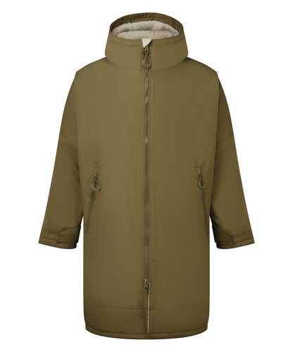 TriDri® TR800 Tridri® all seasons waterproof changing robe in Olive/Natural