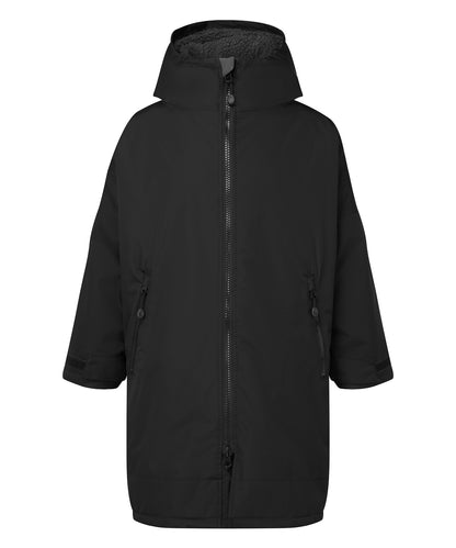TriDri® TR80B Kids TriDri® all seasons waterproof changing robe in Black/Charcoal