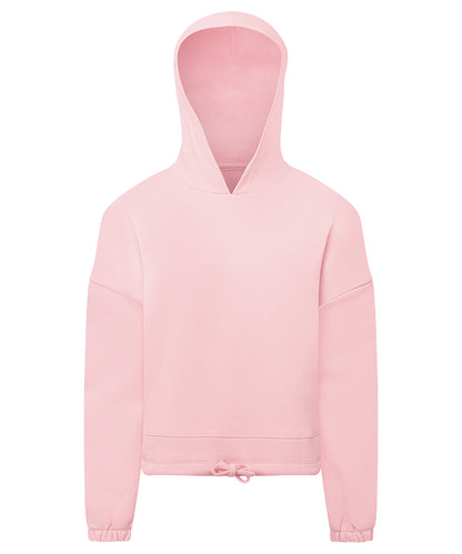 TriDri® TR85B Kids TriDri® recycled cropped oversize hoodie in Light Pink