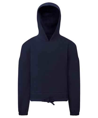 TriDri® TR85B Kids TriDri® recycled cropped oversize hoodie in Navy