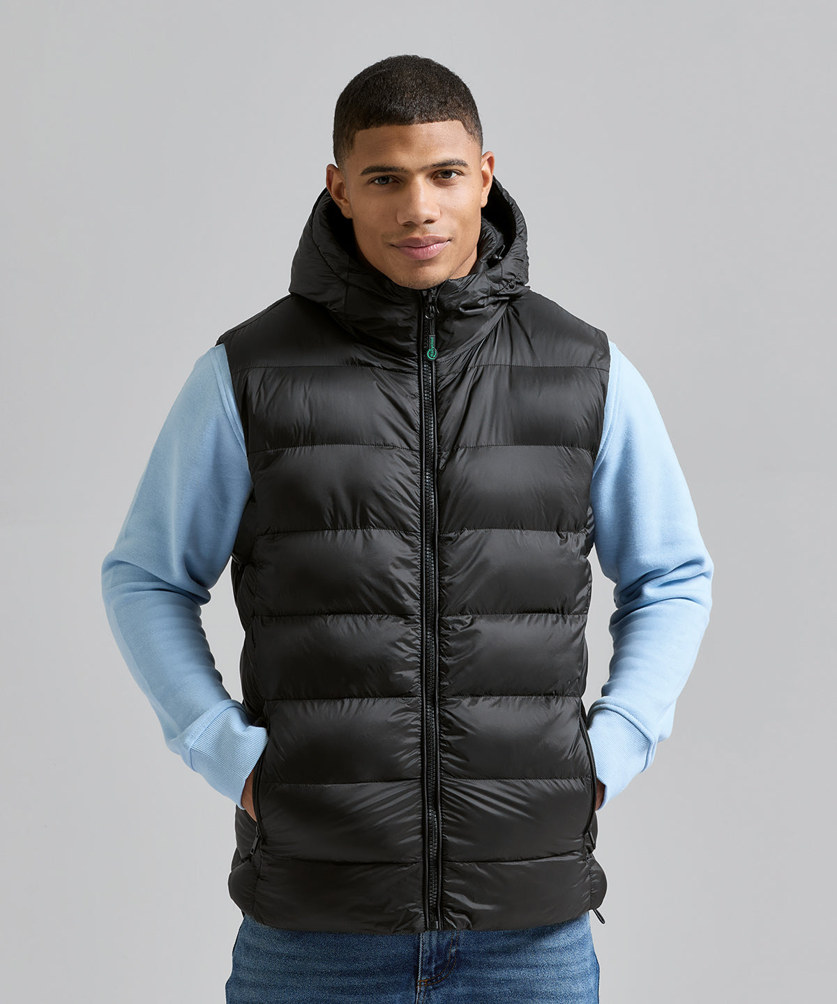 2786 TS004 Solitude recycled hooded bodywarmer