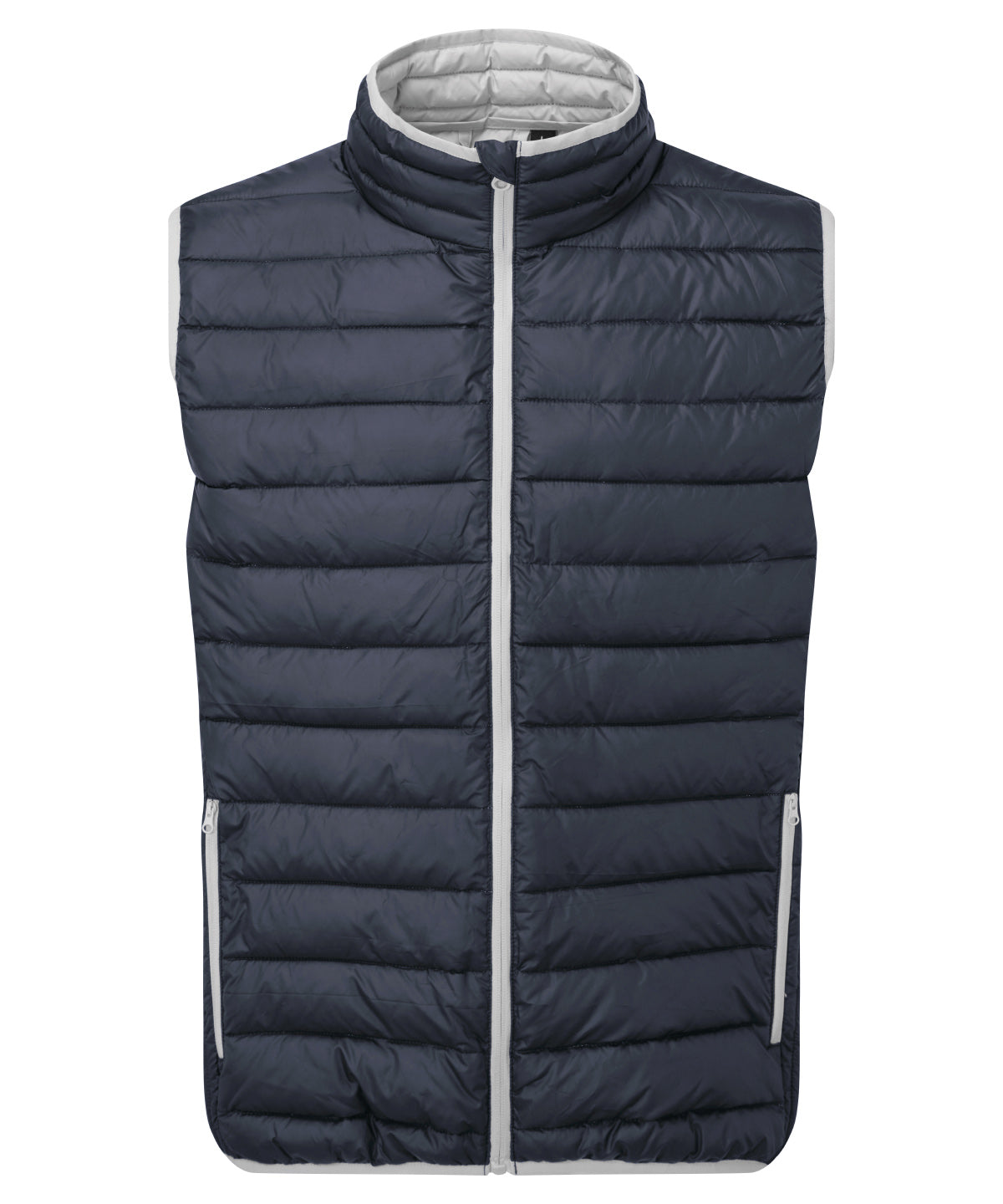 2786 TS040 Traverse padded gilet in Navy/Light Grey