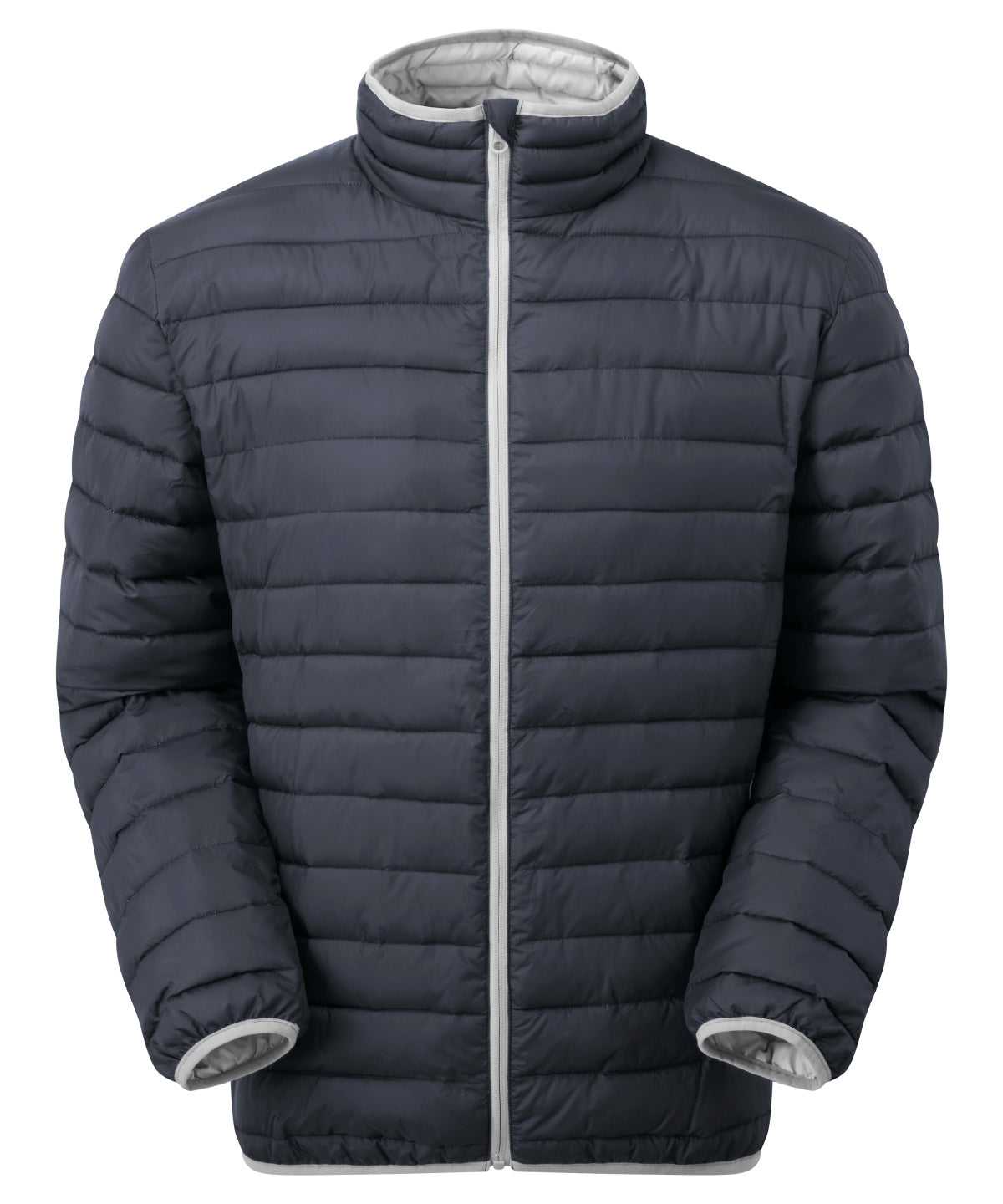 2786 TS041 Traverse padded jacket in Navy/Light Grey