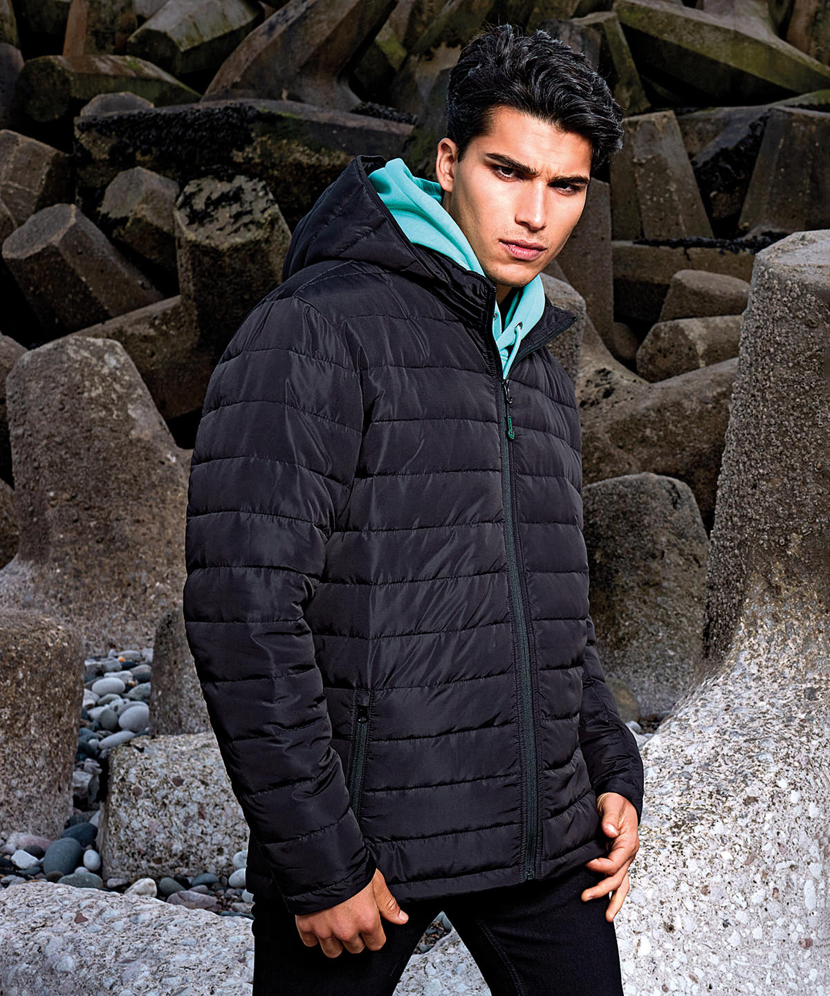 2786 TS043 Delmont recycled padded jacket