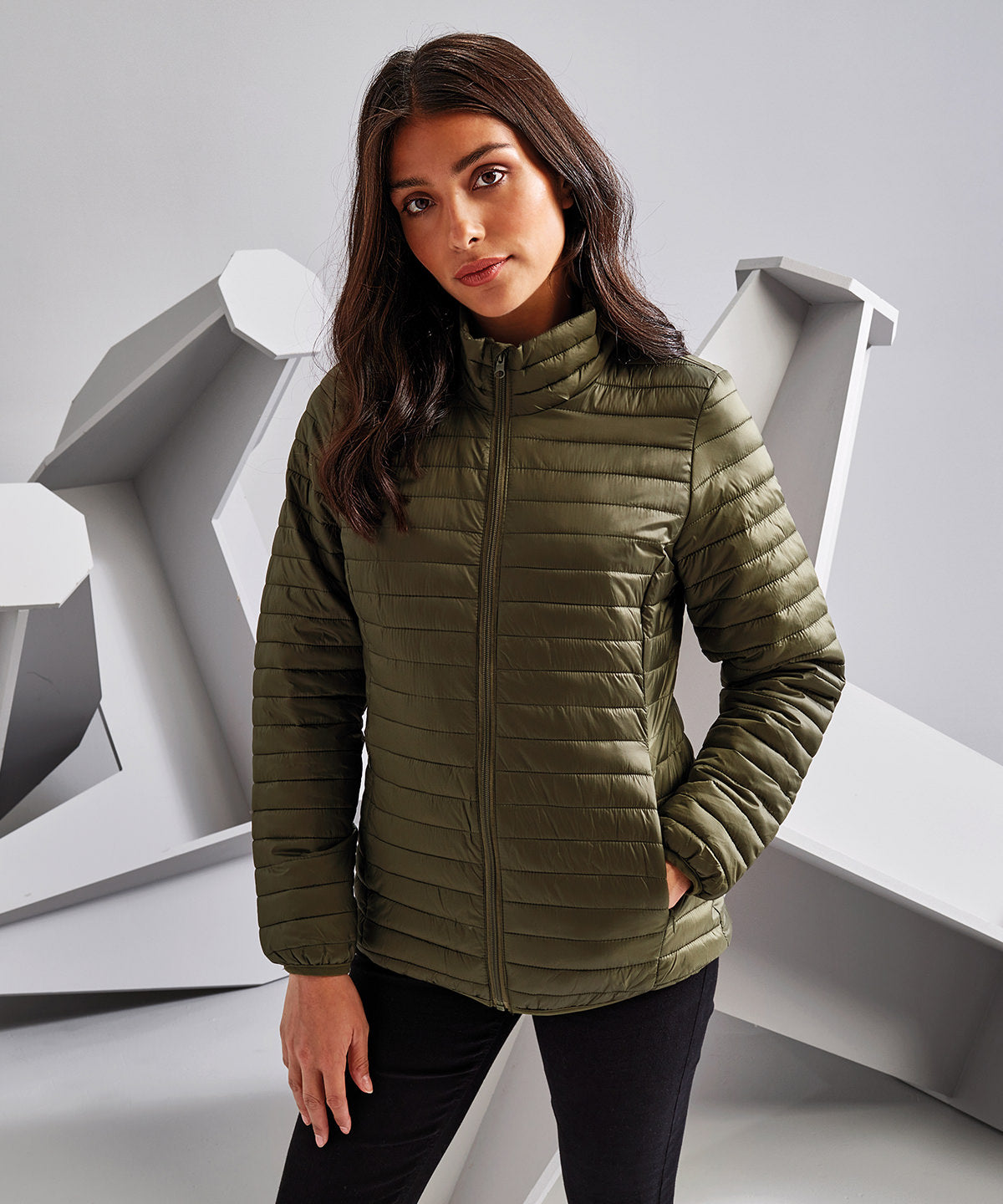 2786 TS18F Women's tribe fineline padded jacket