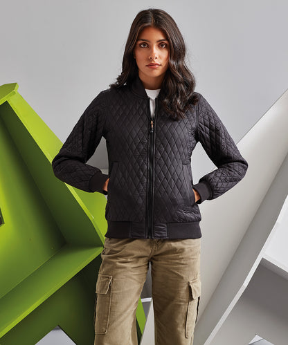 2786 TS26F Women's quilted flight jacket