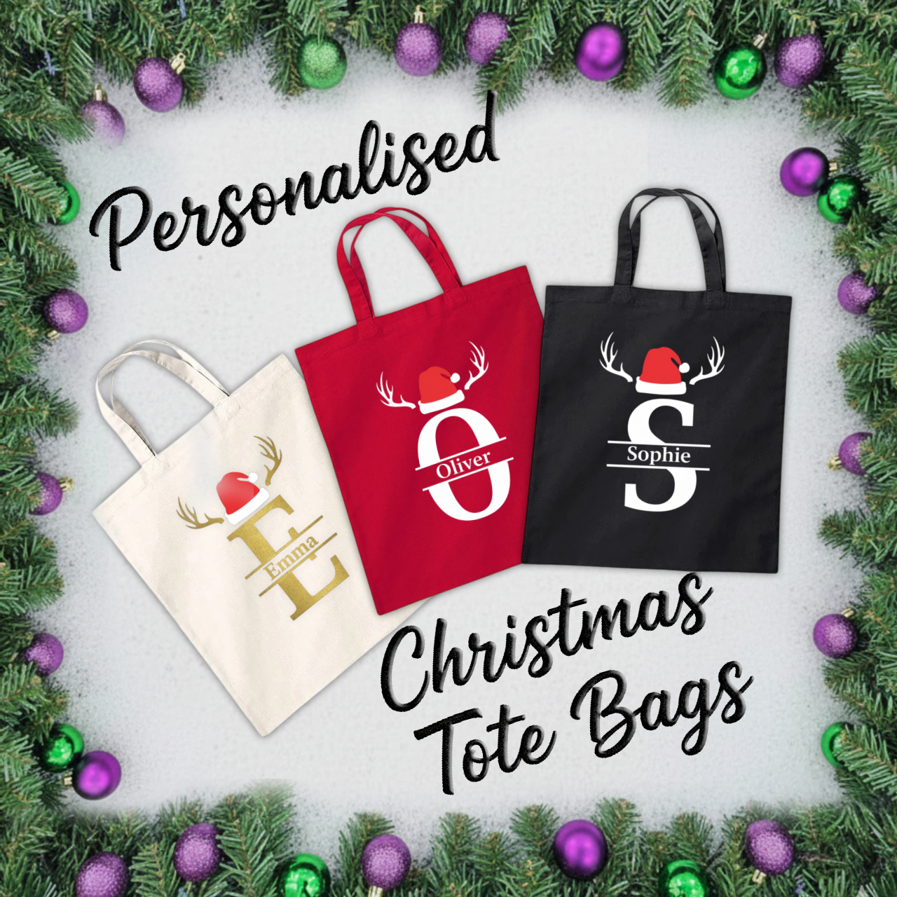 Christmas Tote Bags