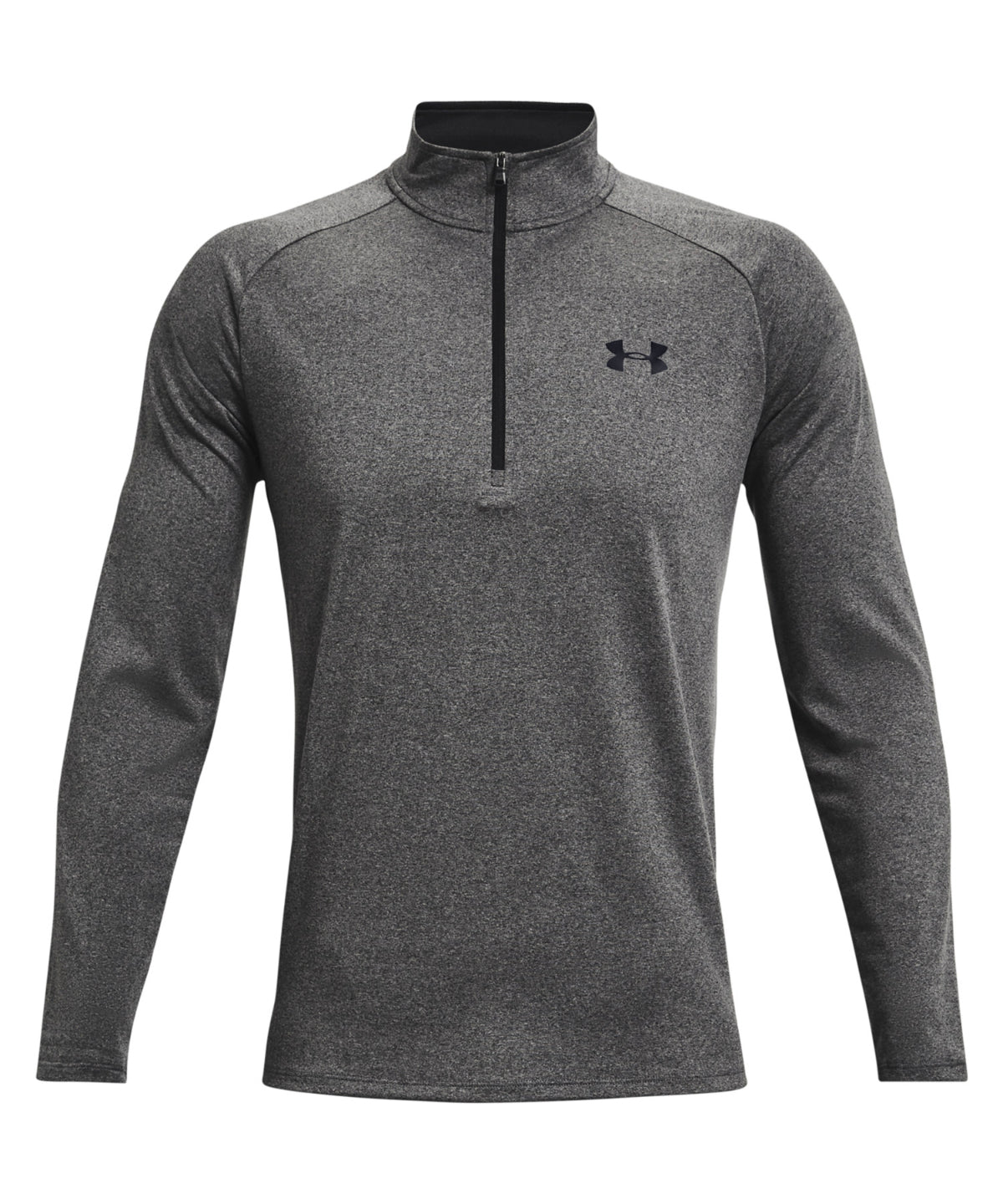 Under Armour UA004 Tech™ 2.0 1/2 zip long sleeve in Carbon Heather/Black