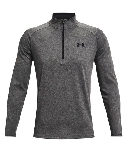Under Armour UA004 Tech™ 2.0 1/2 zip long sleeve in Carbon Heather/Black