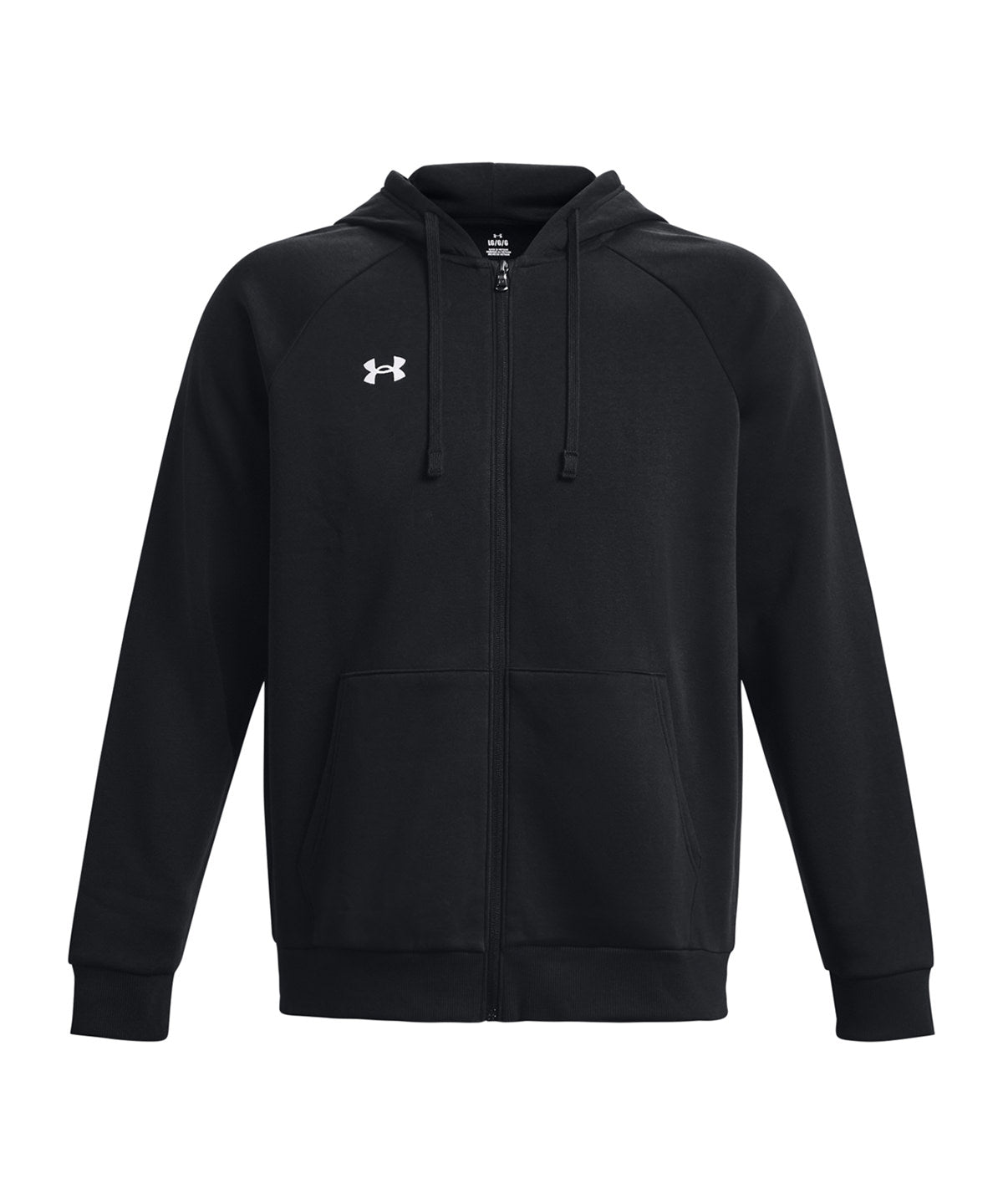 Under Armour UA041 Rival fleece full-zip hoodie in Black