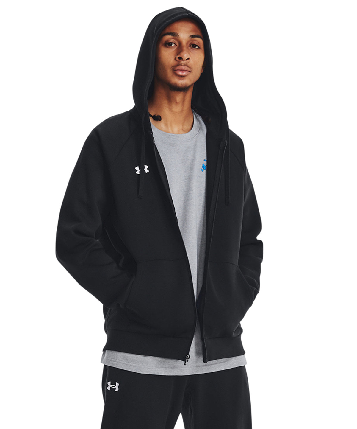 Under Armour UA041 Rival fleece full-zip hoodie
