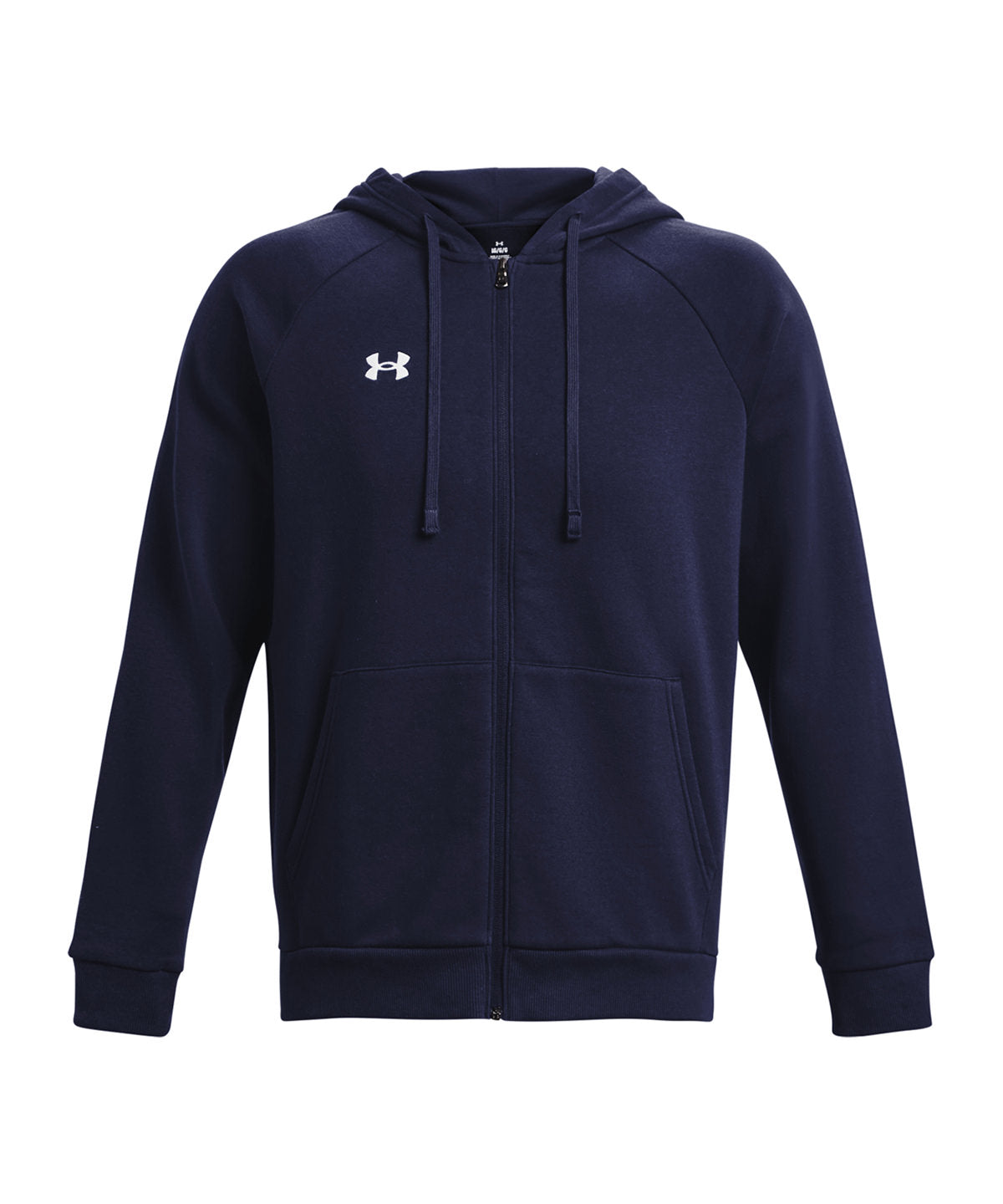 Under Armour UA041 Rival fleece full-zip hoodie in Midnight Navy