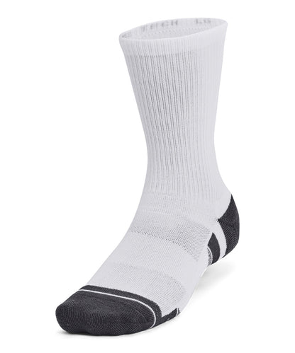 Under Armour UA044 UA Performance tech 3-pack crew socks in White