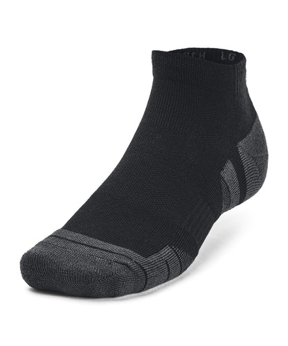 Under Armour UA045 UA Performance tech 3-pack low cut socks in Black