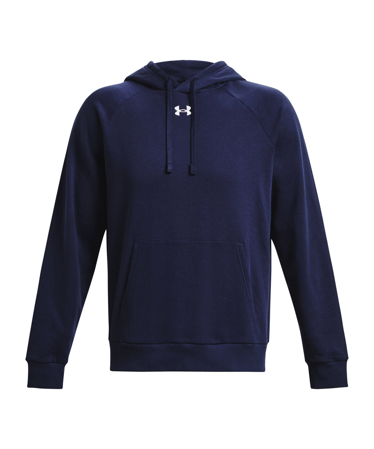 Under Armour UA048 UA Rival fleece hoodie in Midnight Navy/White
