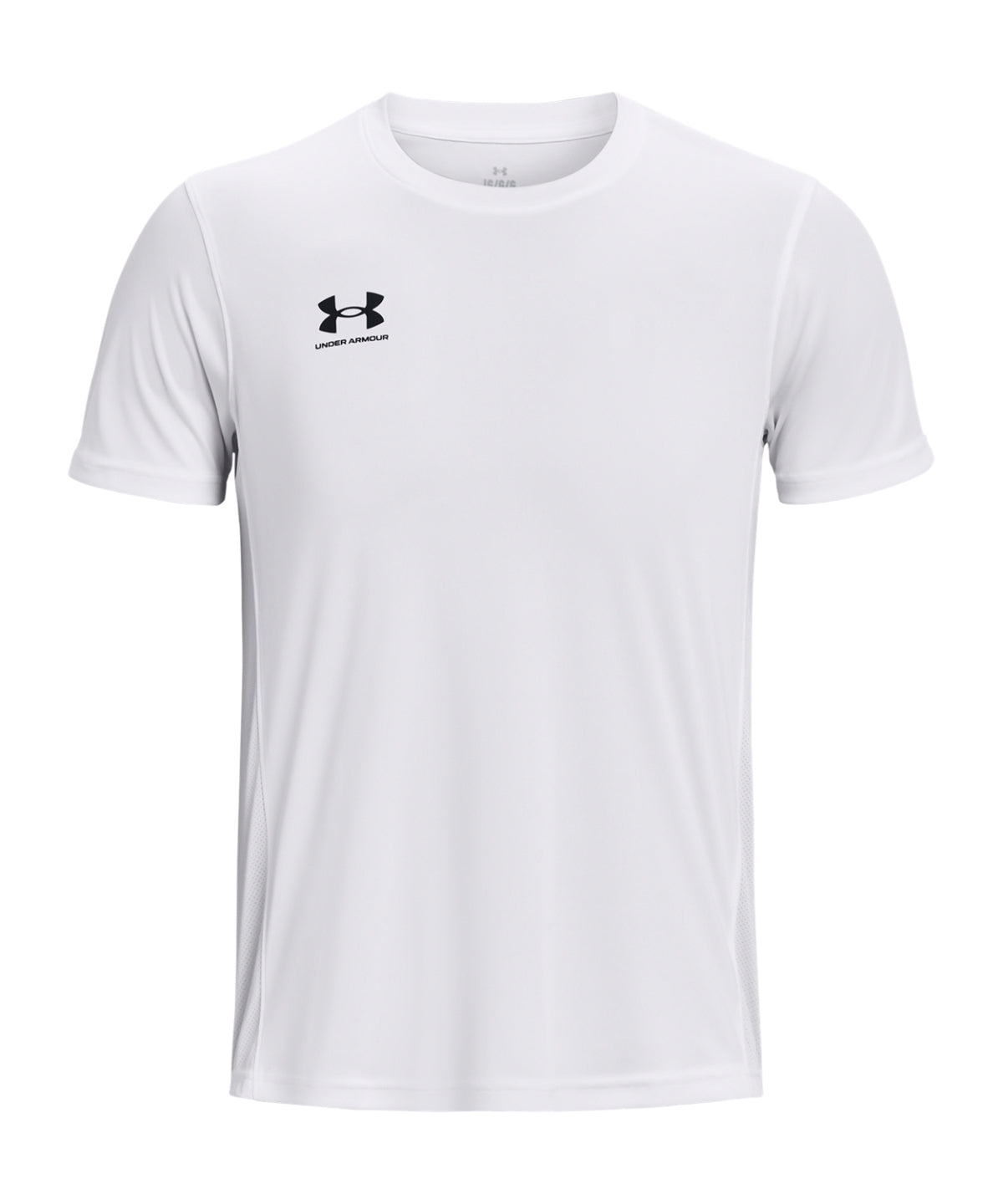 Under Armour UA061 Men's UA Challenger Training Short Sleeve in White/Black