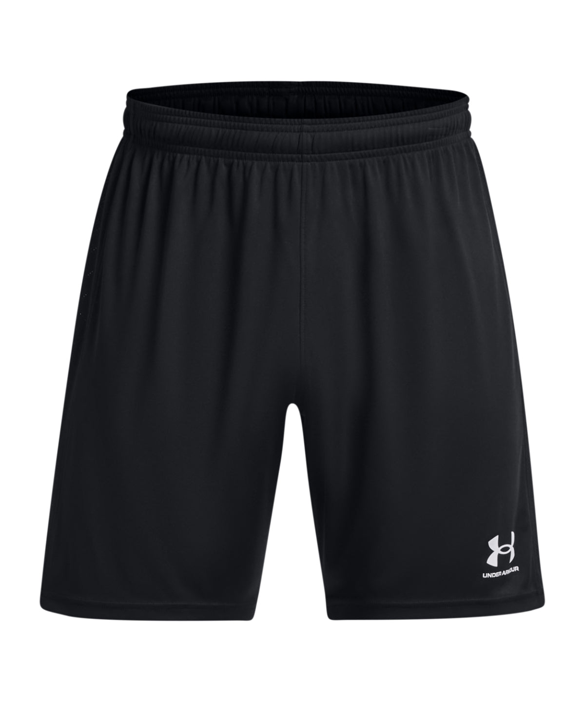 Under Armour UA062 Men's UA Challenger Knit Shorts in Black/White