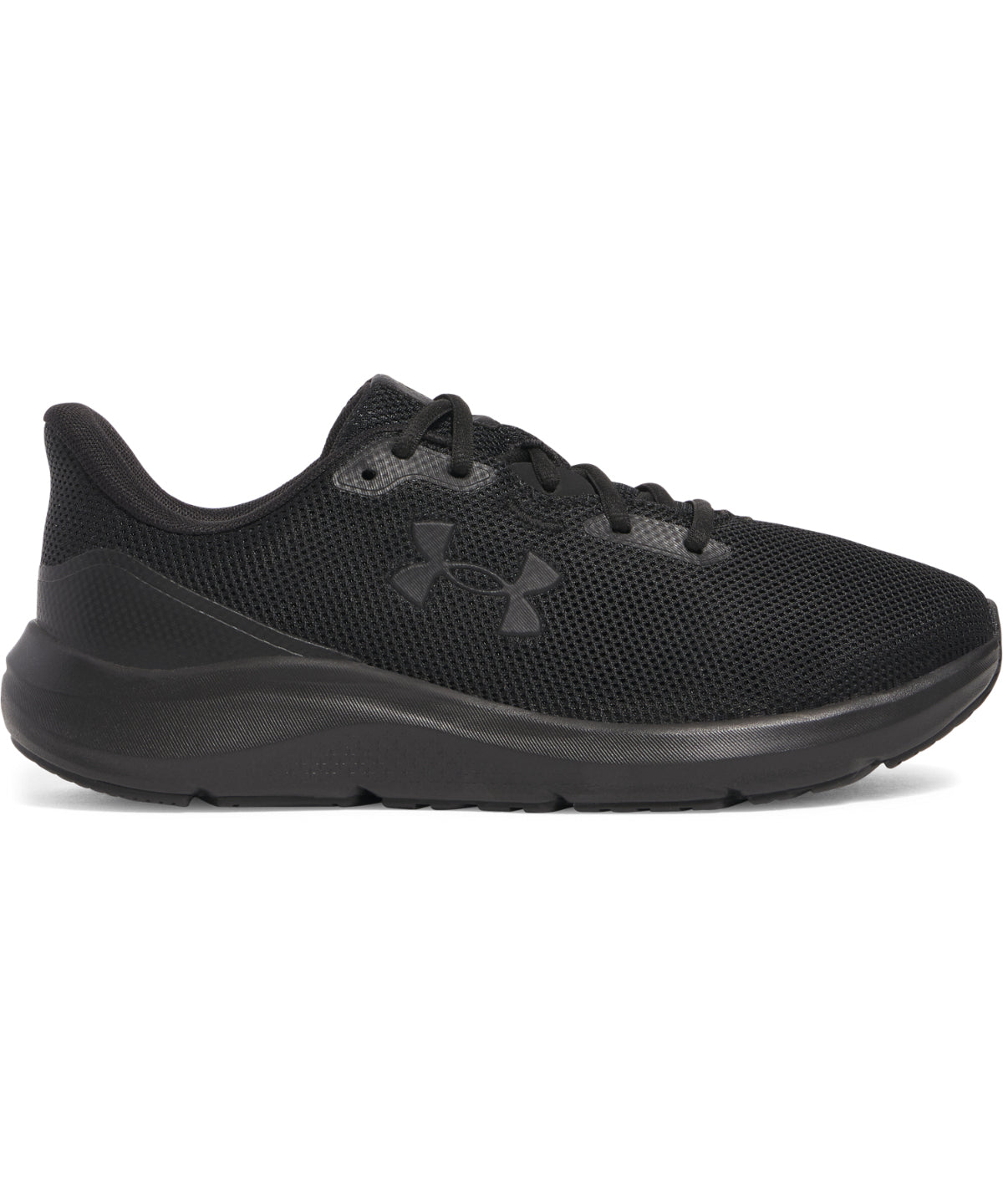 Under Armour UA066 UA Women’s charged pursuit 4 trainers in Black/Black/Black