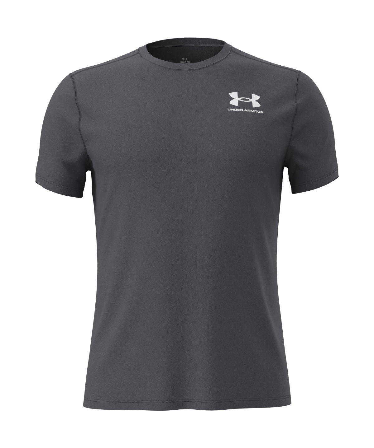 Under Armour UA075 HeatGear® fitted t-shirt in Castle Rock Grey