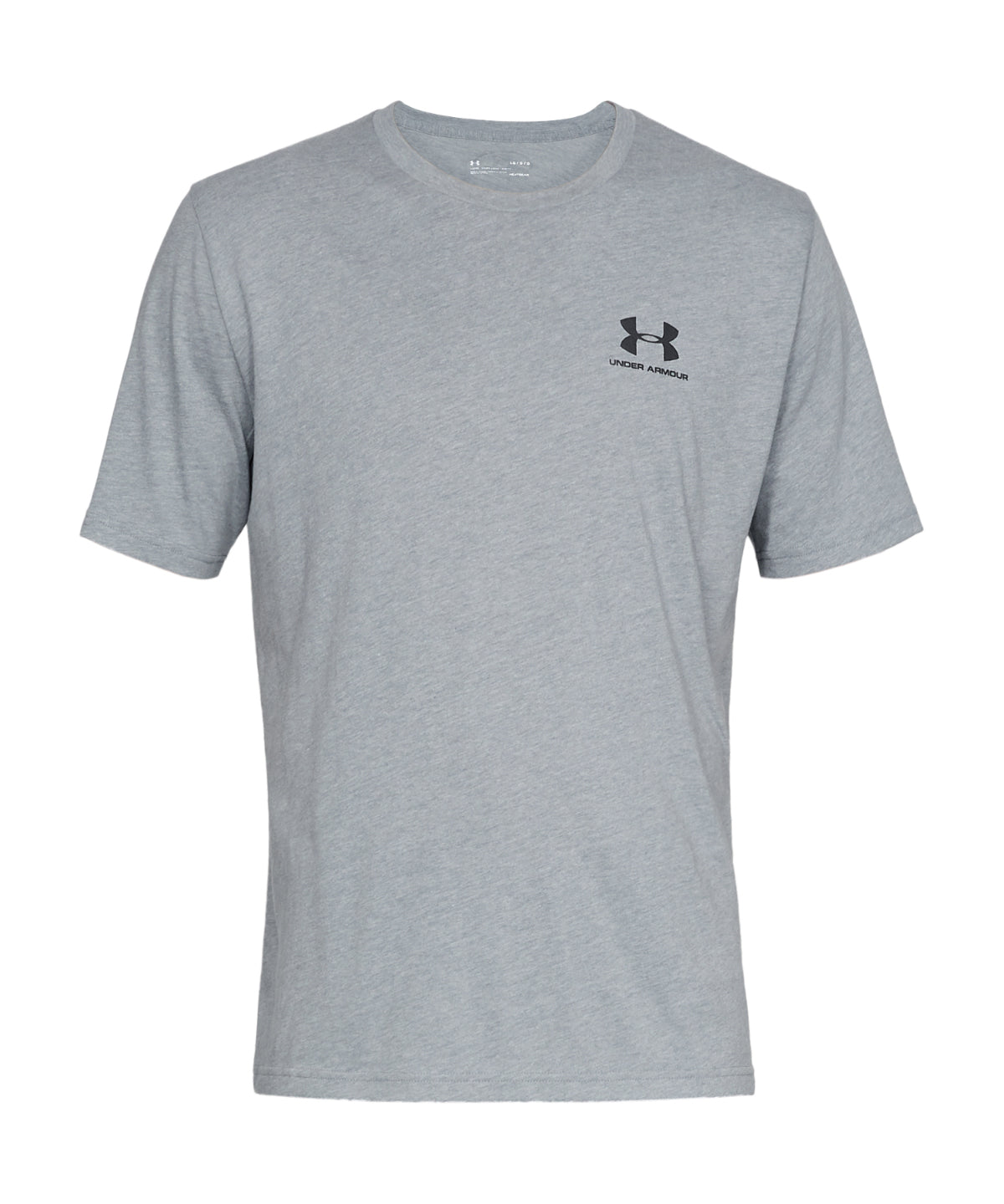 Under Armour UA079 UA Sportstyle short sleeve in Steel Light Heather/Black