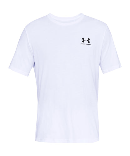 Under Armour UA079 UA Sportstyle short sleeve in White/Black