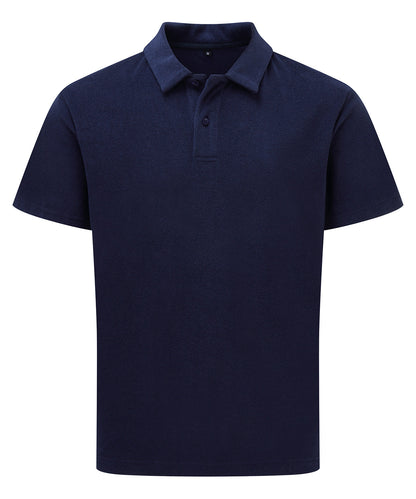 Wombat WB410 Men’s Terry polo in Navy