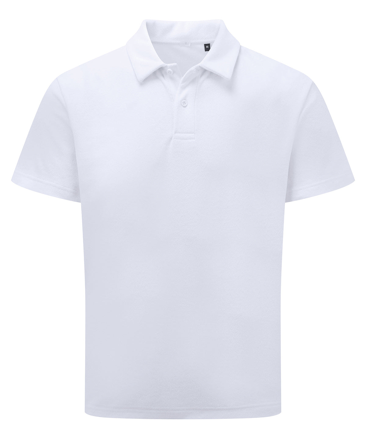 Wombat WB410 Men’s Terry polo in White