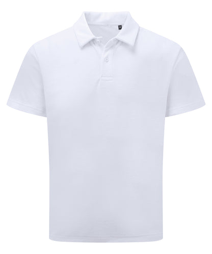 Wombat WB410 Men’s Terry polo in White