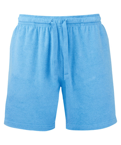 Wombat WB510 Men’s Terry shorts in Sea Blue