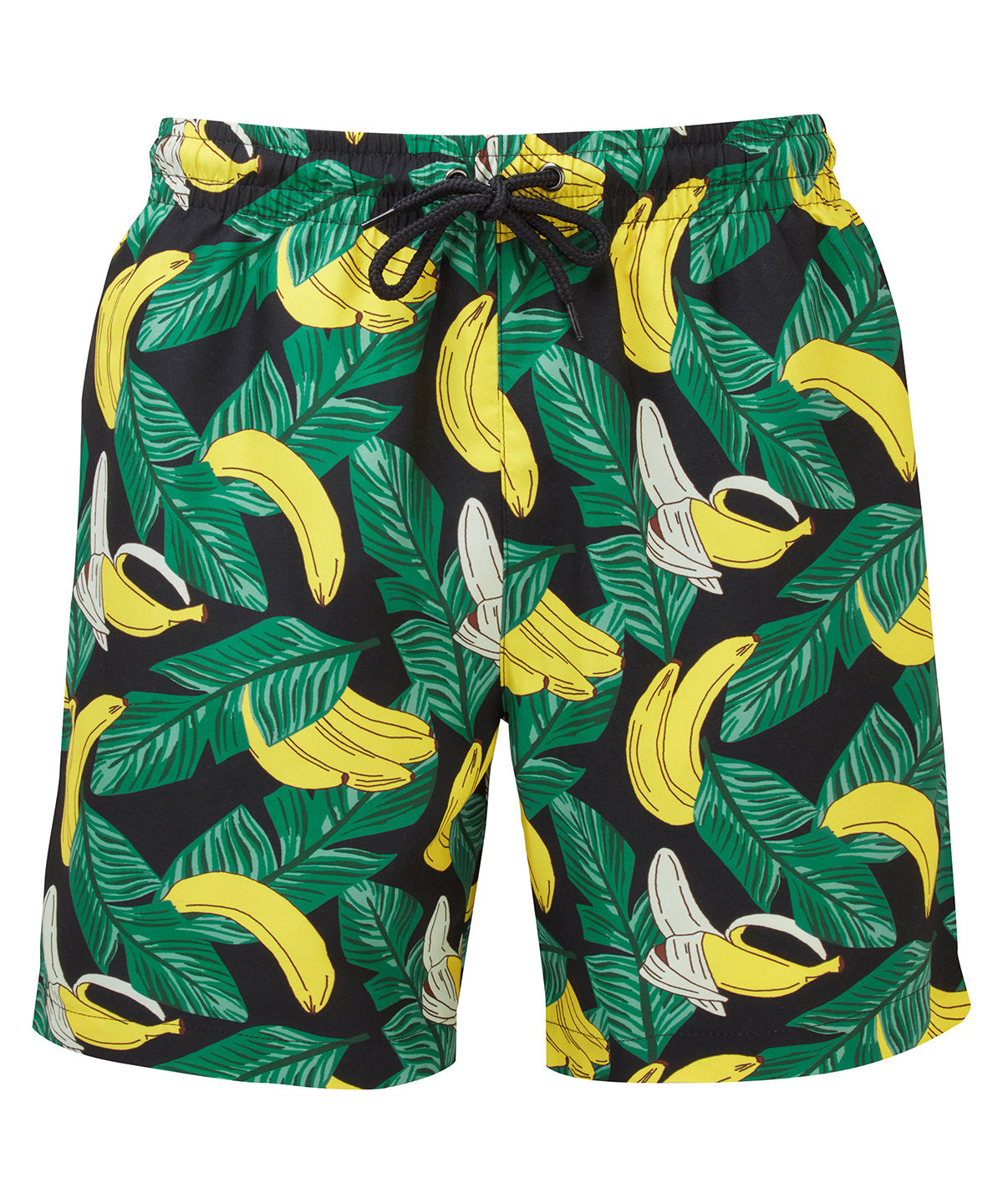 Wombat WB900 Men's swim shorts in Black/Yellow*†