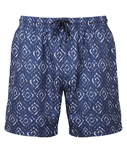 Wombat WB900 Men's swim shorts in Navy/White Aztec*