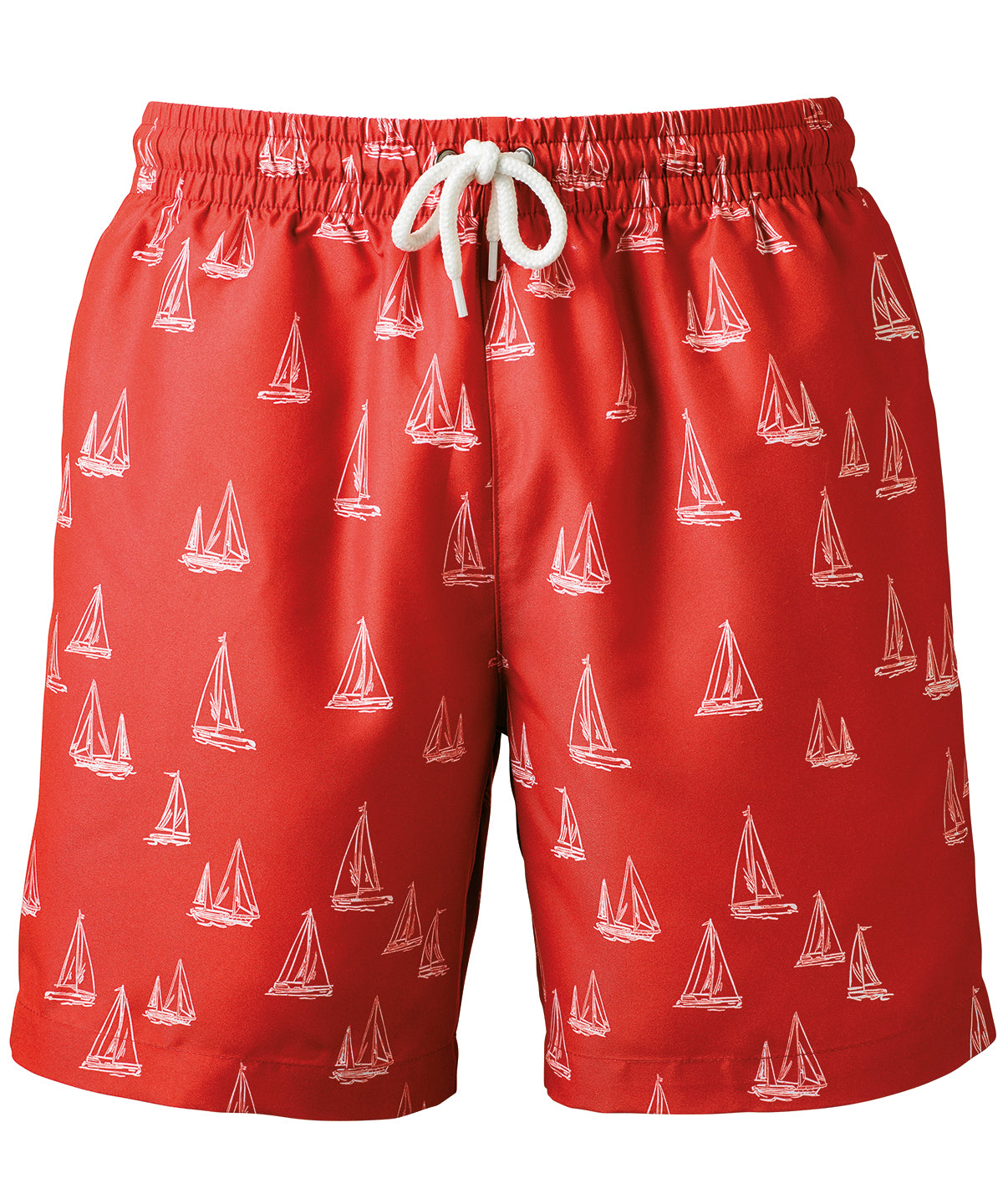 Wombat WB900 Men's swim shorts in Washed Coral Nautical Design*
