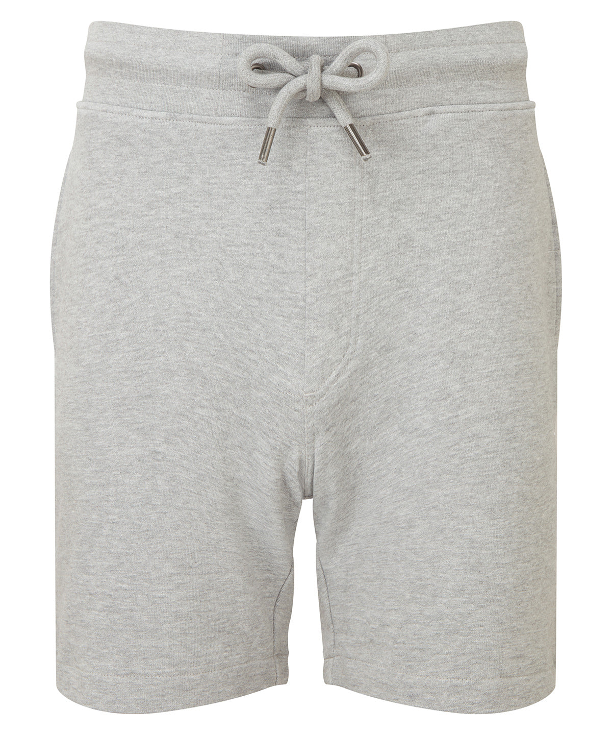 Wombat WB901 Men’s Recycled Jersey shorts in Heather Grey Melange