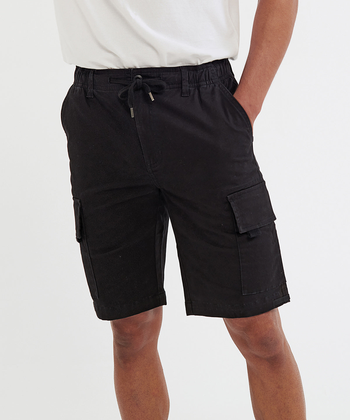 Wombat WB903 Men’s drawstring cargo utility shorts