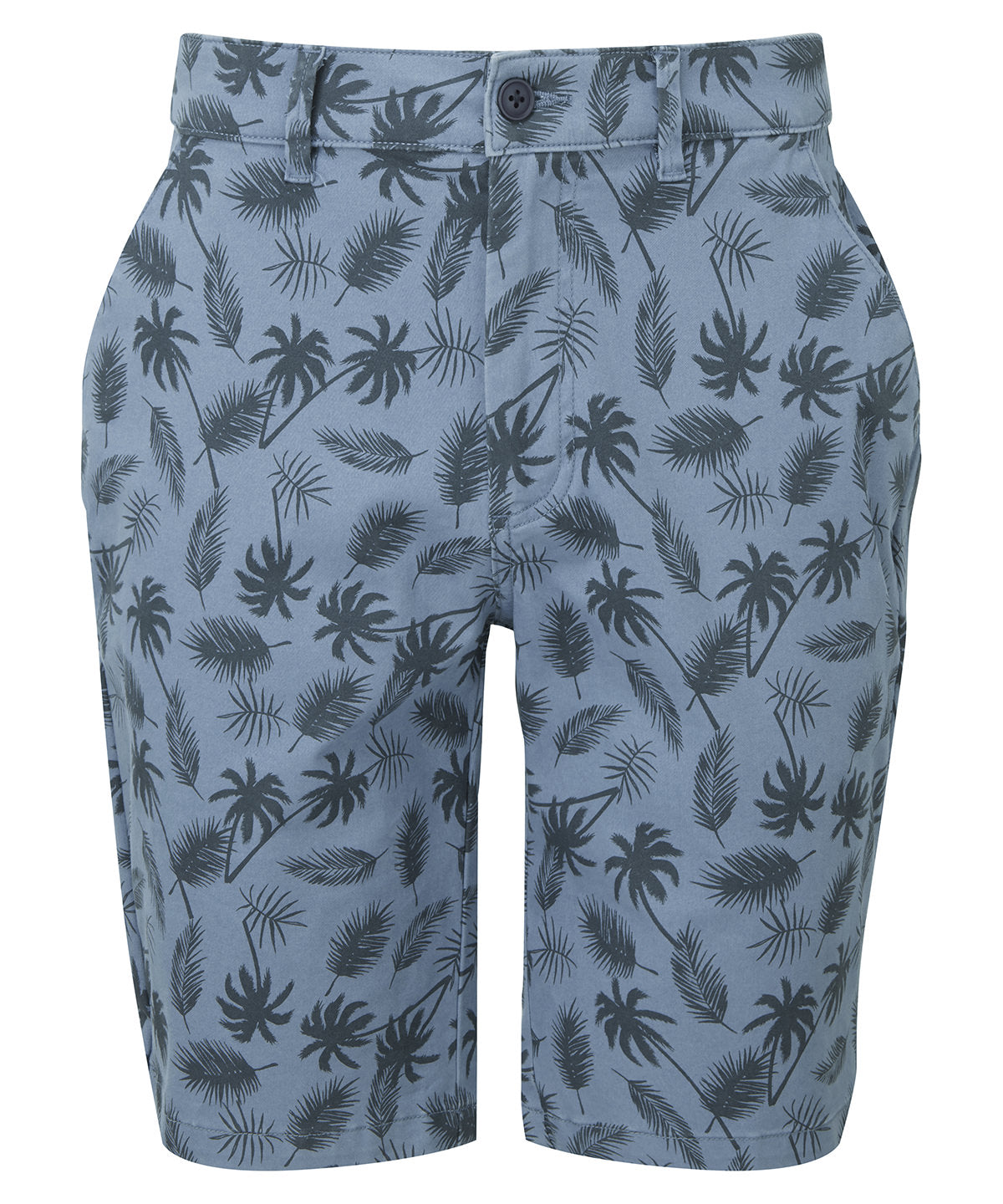 Wombat WB905 Men’s palm print shorts in Blue