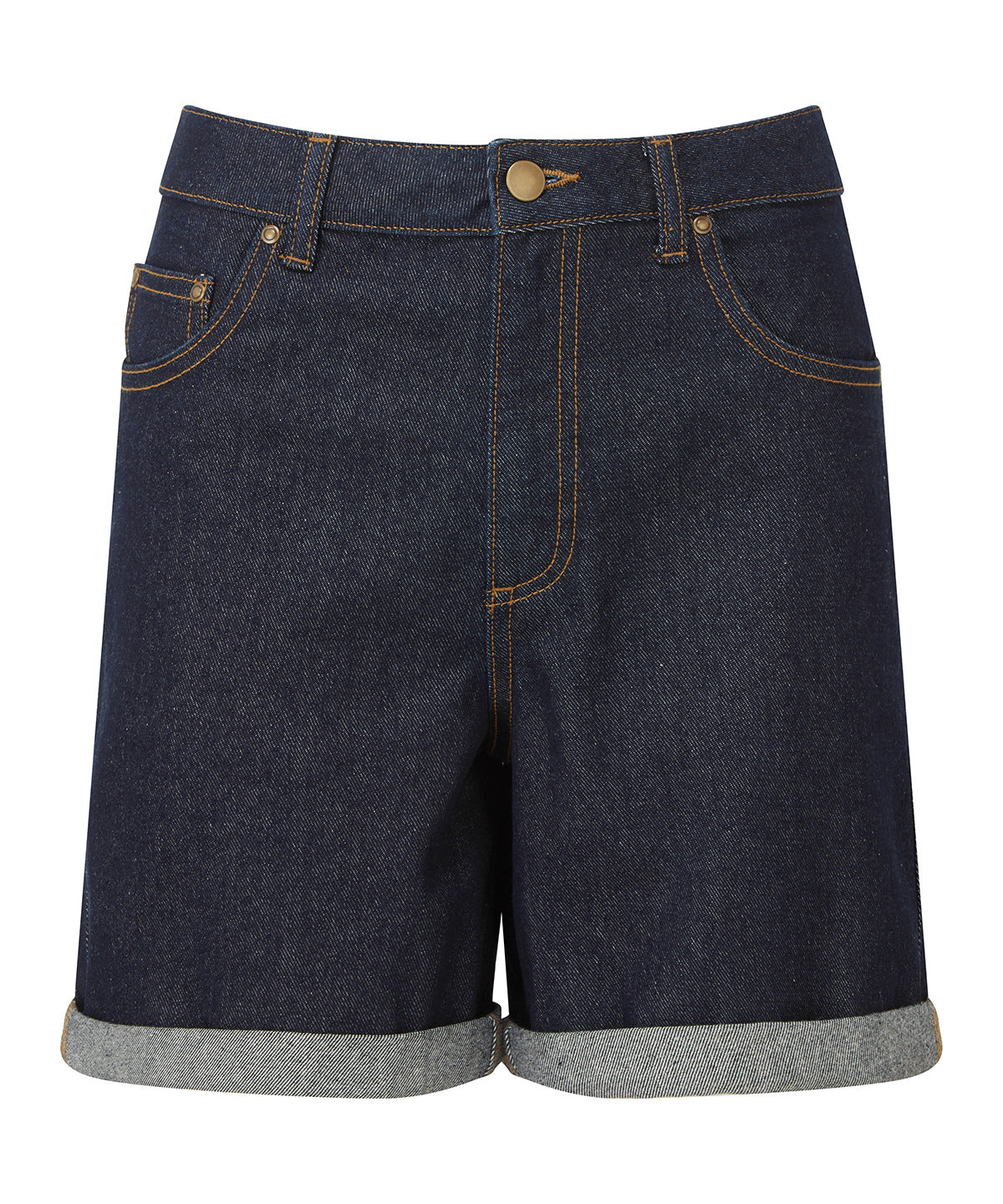 Wombat WB909 Women’s denim shorts in Indigo Denim