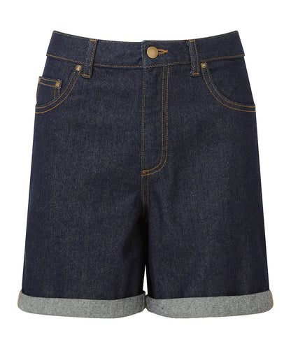 Wombat WB909 Women’s denim shorts in Indigo Denim