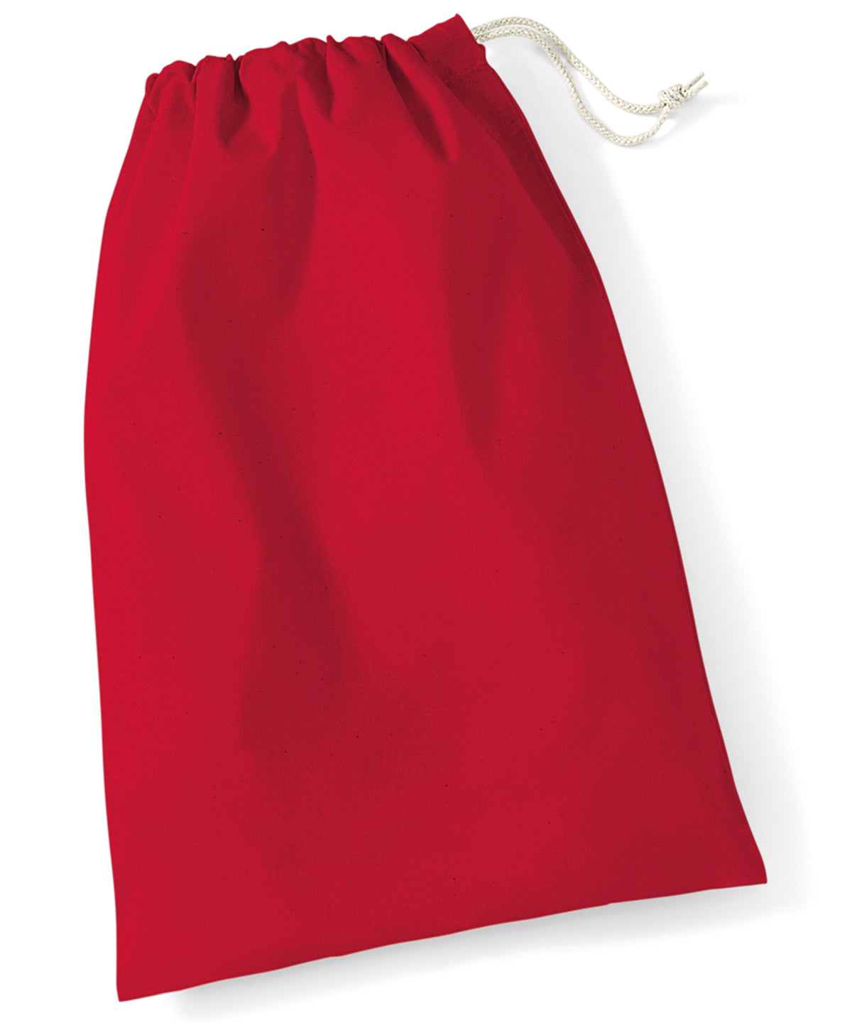 Westford Mill WM115 Cotton stuff bag in Classic Red