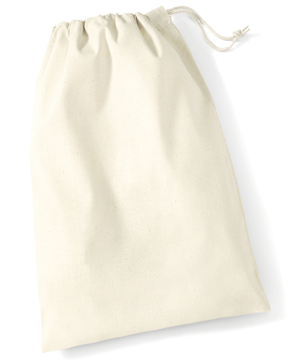 Westford Mill WM115 Cotton stuff bag in Natural