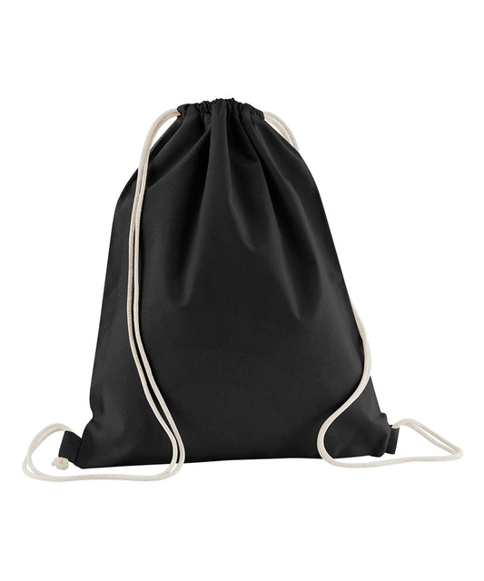 Westford Mill WM160 Organic cotton InCo. gym sac in Black