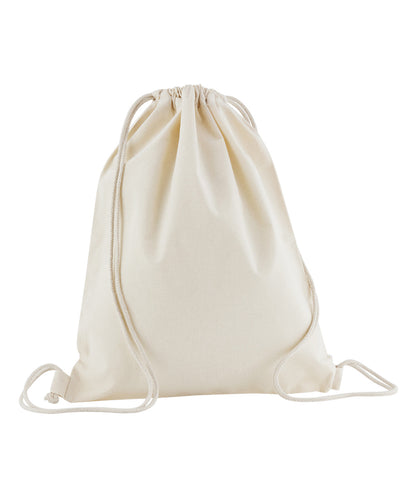 Westford Mill WM160 Organic cotton InCo. gym sac in Natural