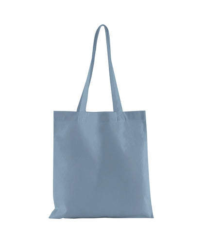 Westford Mill WM161 Organic cotton InCo. bag for life in Dusty Blue