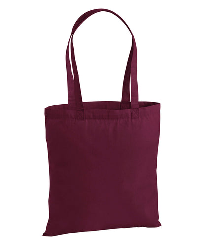 Westford Mill WM201 Premium Cotton tote in Burgundy
